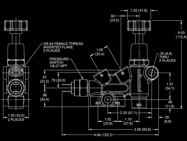 Wilwood Combination Proportioning Valve