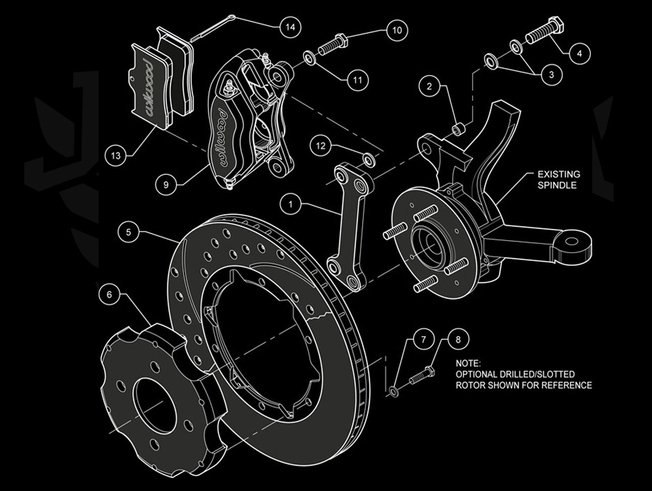 Wilwood Dynalite 12.19" Front Big Brake Kit  - Civic / Integra / RSX