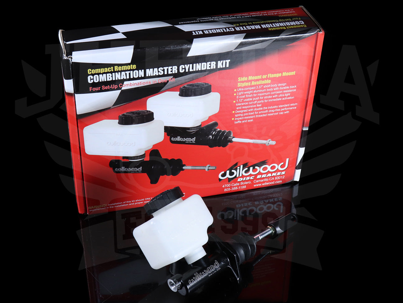 JHPUSA V2 Brake Booster Delete & Wilwood Compact Brake Master Cylinder