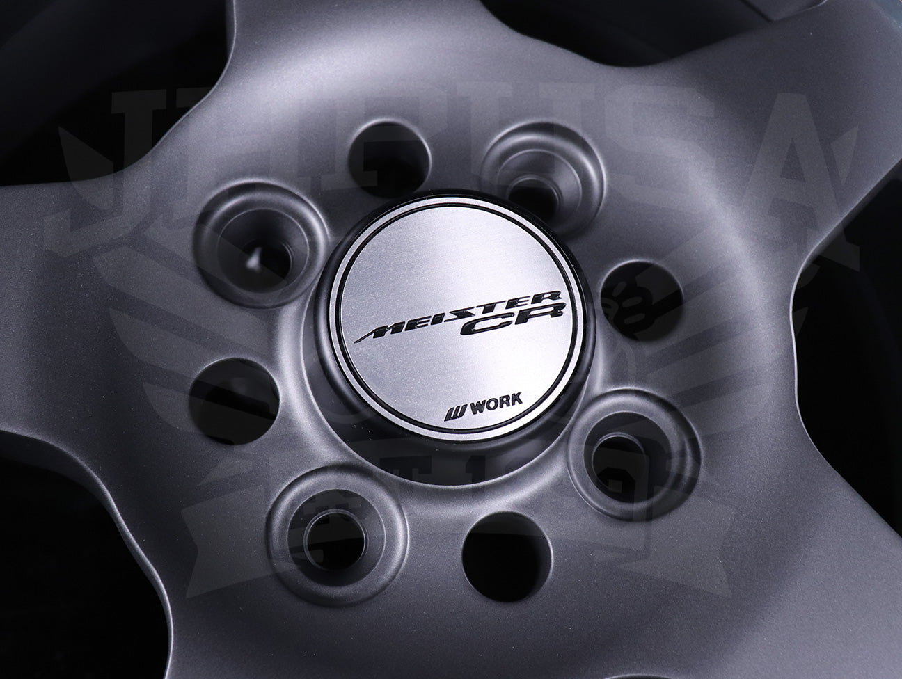 Work Meister CR 01 3-Piece Wheels - Gunmetal w/Polish Lip 15x8 / 4x100