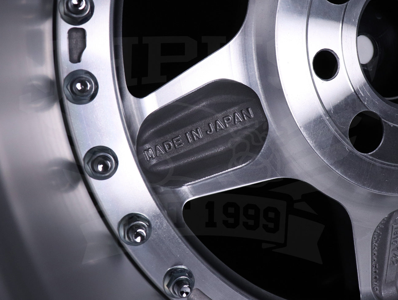 Work Meister CR 01 3-Piece Wheels - Gunmetal w/Polish Lip 15x8 / 4x100