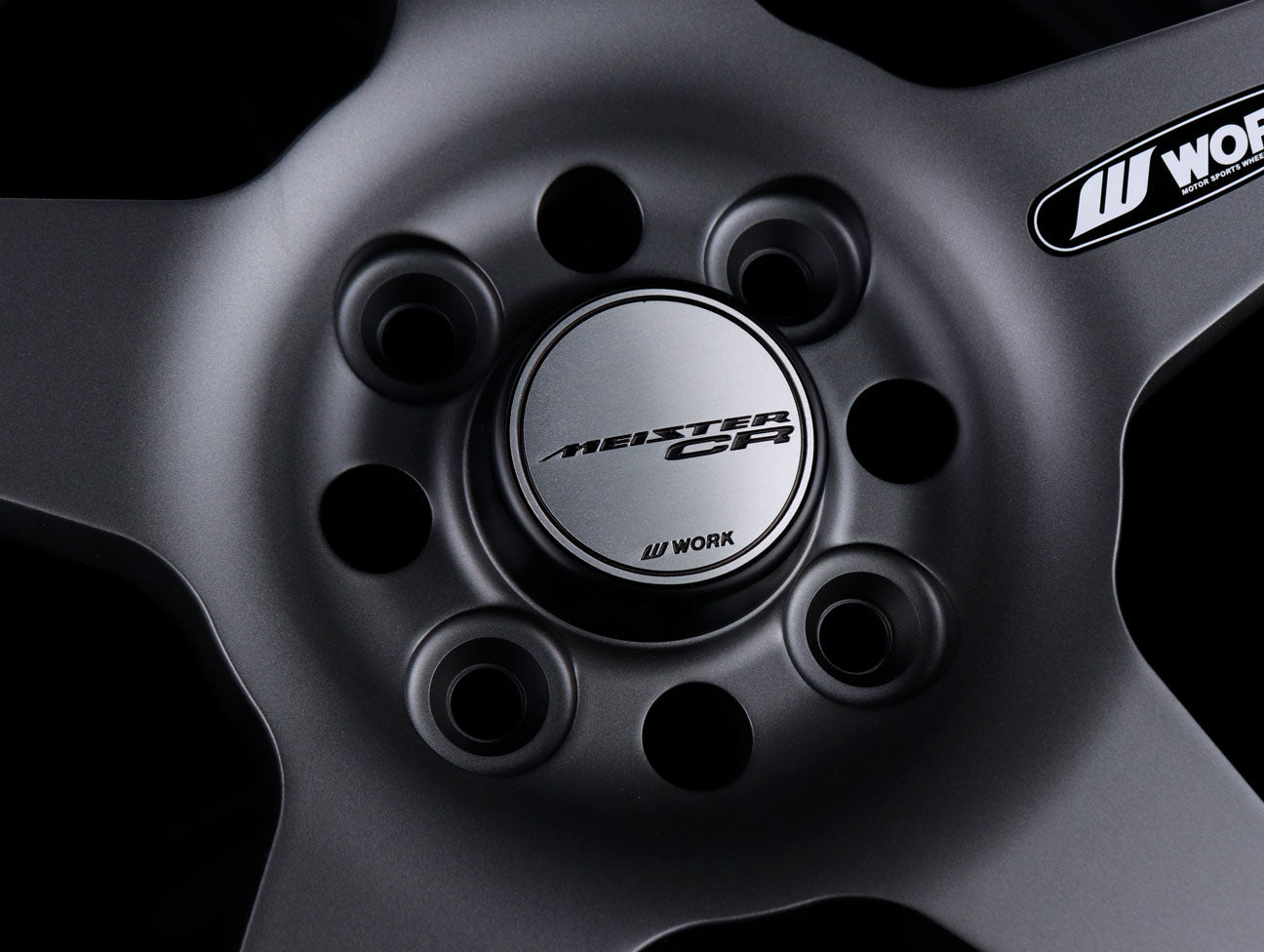 Work Meister CR 01 3-Piece Wheels - Matte Gunmetal w/ Polished Lip - 16" Wheels
