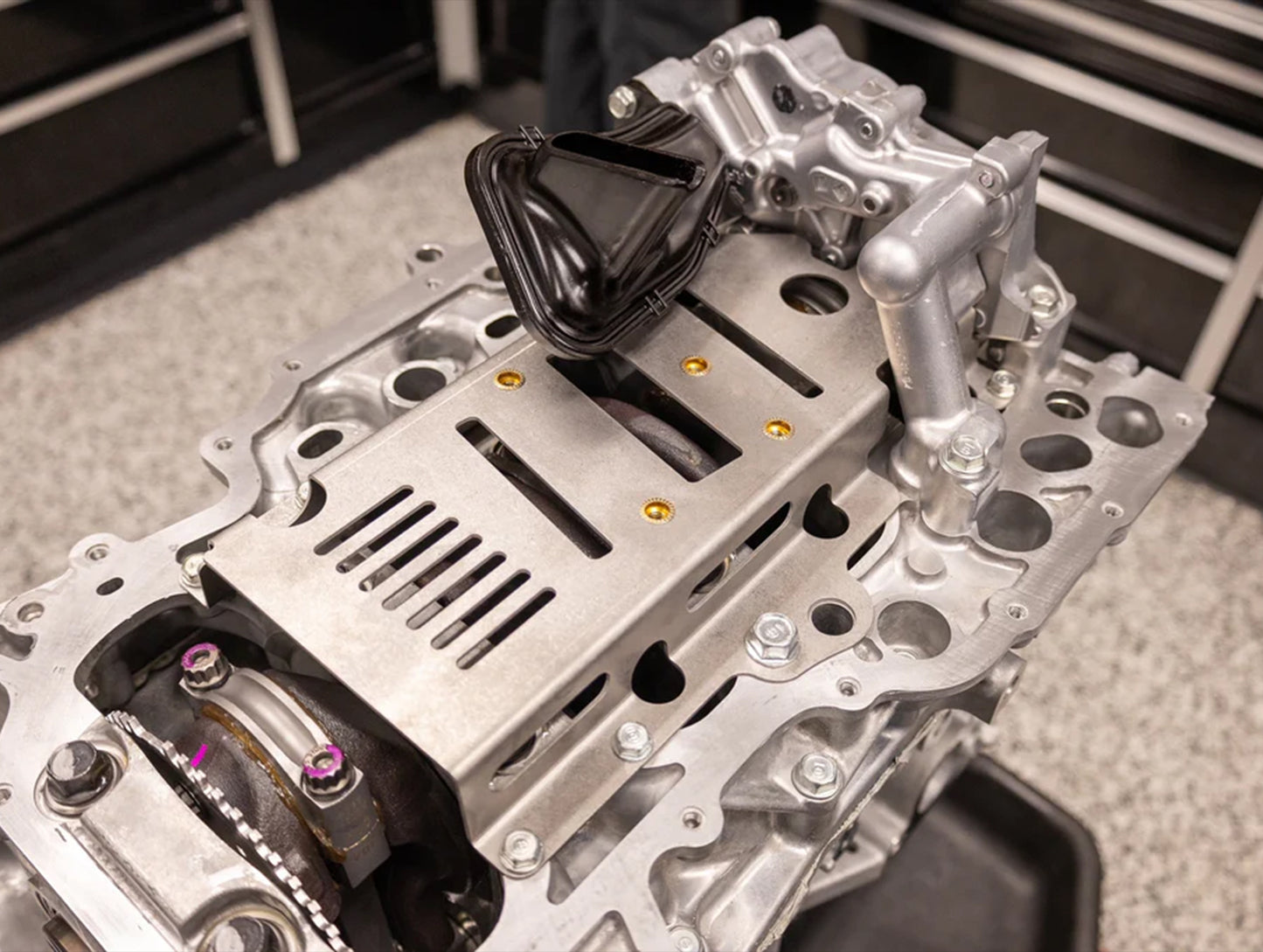 4Piston Racing K20C1 Oil Pan Baffle