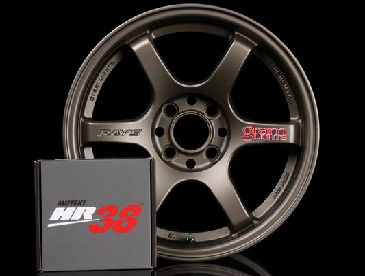 Rays Gram Lights 57DR Bronze - 15X8.0 4X100 w/ HR38 Lug Nuts