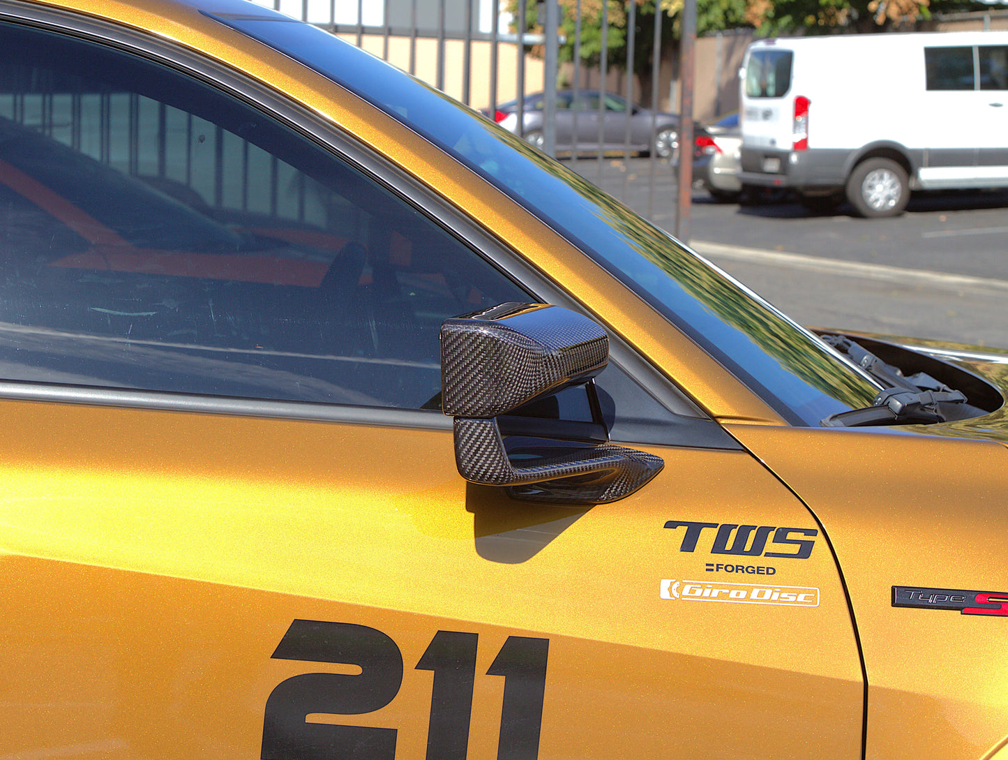 APR Performance GT2 Carbon Aero Mirrors - 22+ Civic Type R (FL5) / 23+ Integra Type S (DE5)