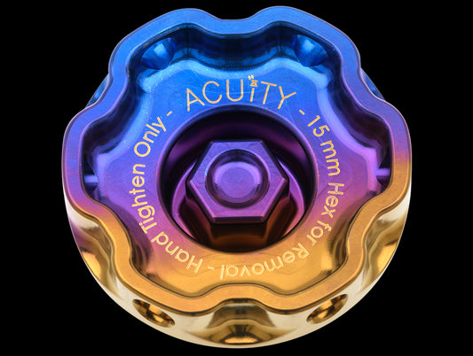 Acuity Podium Titanium Oil Cap - Honda/Acura