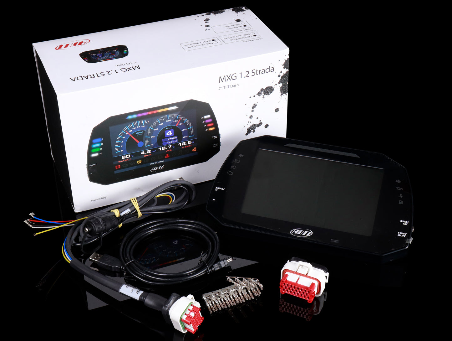 AiM Sports MXG 1.2 Strada 7" Dash Display