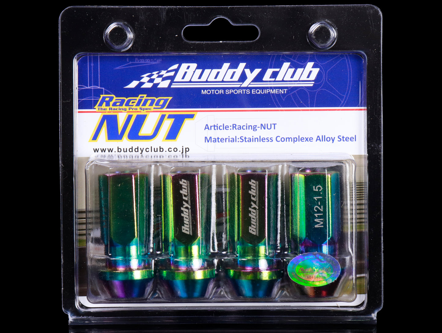 Buddy Club Racing 12x1.5mm Lug Nuts (4-Pieces)