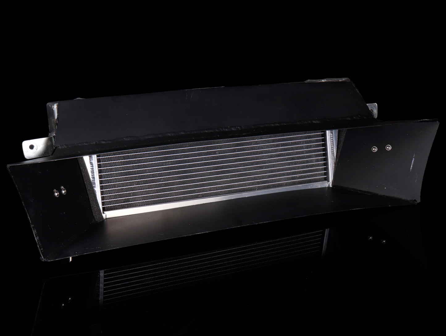 CSF Radiators Rywire Custom Tucked 24x9 Radiator - Polished w/ Custom Air Duct + Fans (Used)