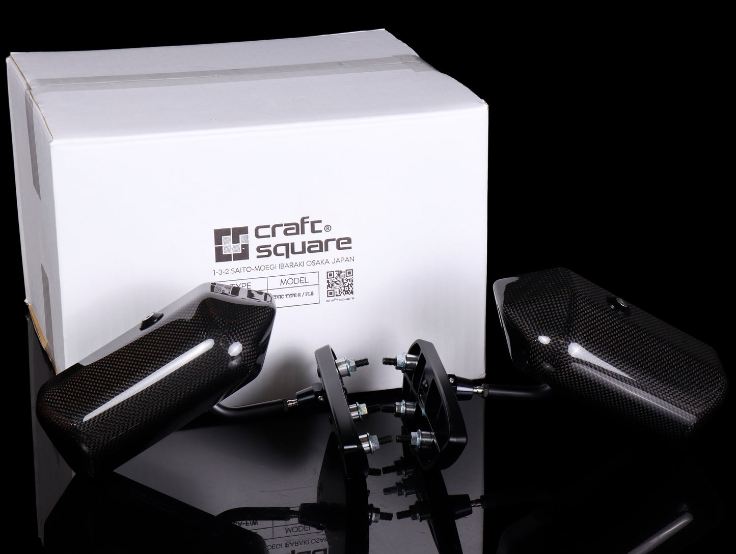 Craft Square Touring Competition Carbon Mirror - 23+ Civic Type R (FL5)
