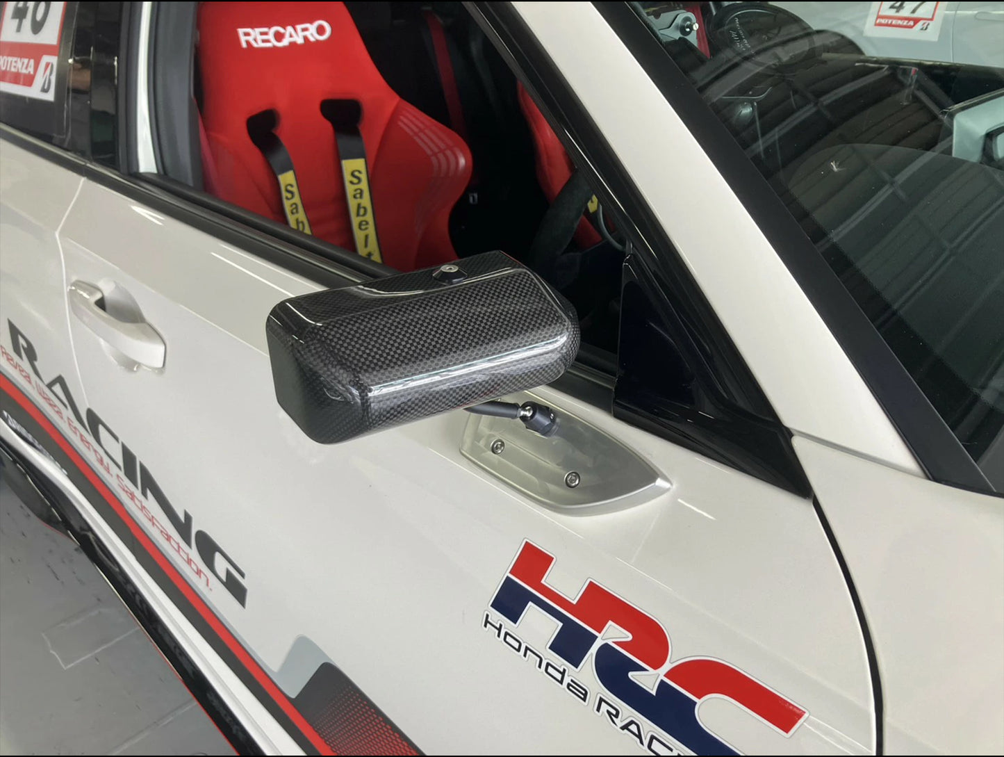 Craft Square Touring Competition Carbon Mirror - 23+ Civic Type R (FL5)