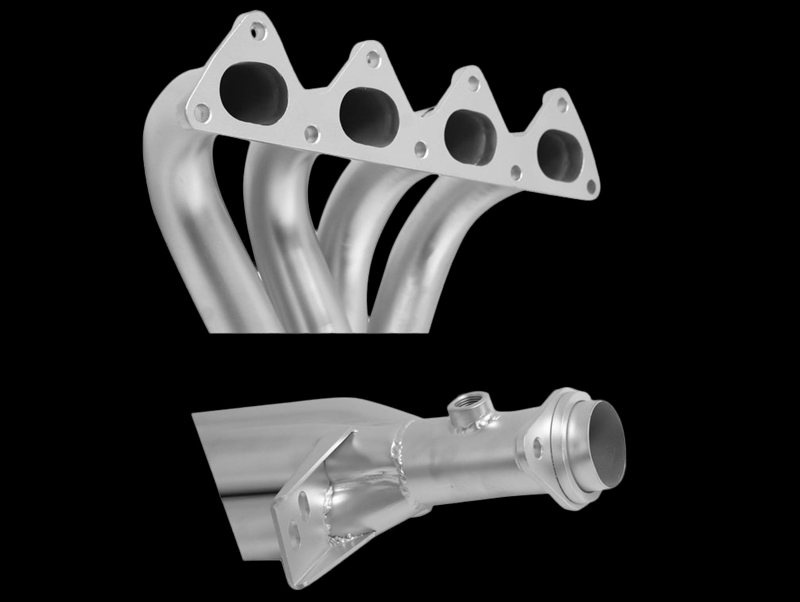 DC Sports Ceramic Header - 92-00 Civic / 93-97 Del Sol Si - JHPUSA