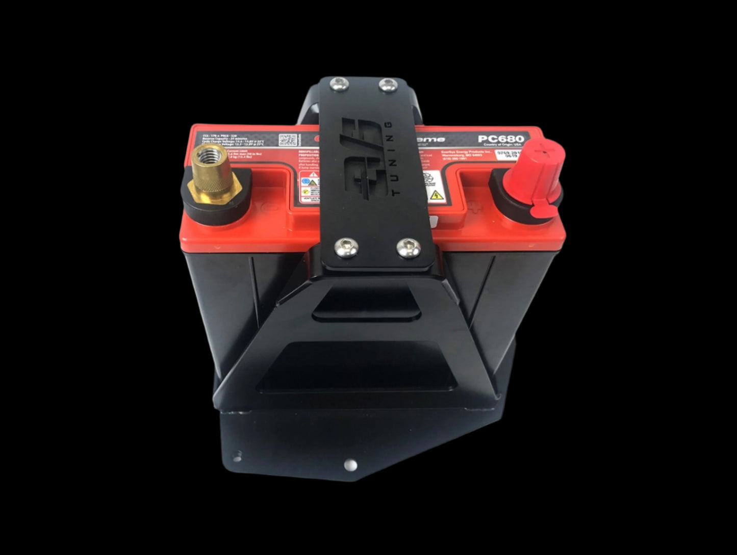 EVS Tuning Lightweight Battery Mount Tray - 17-21 Civic Type R FK8