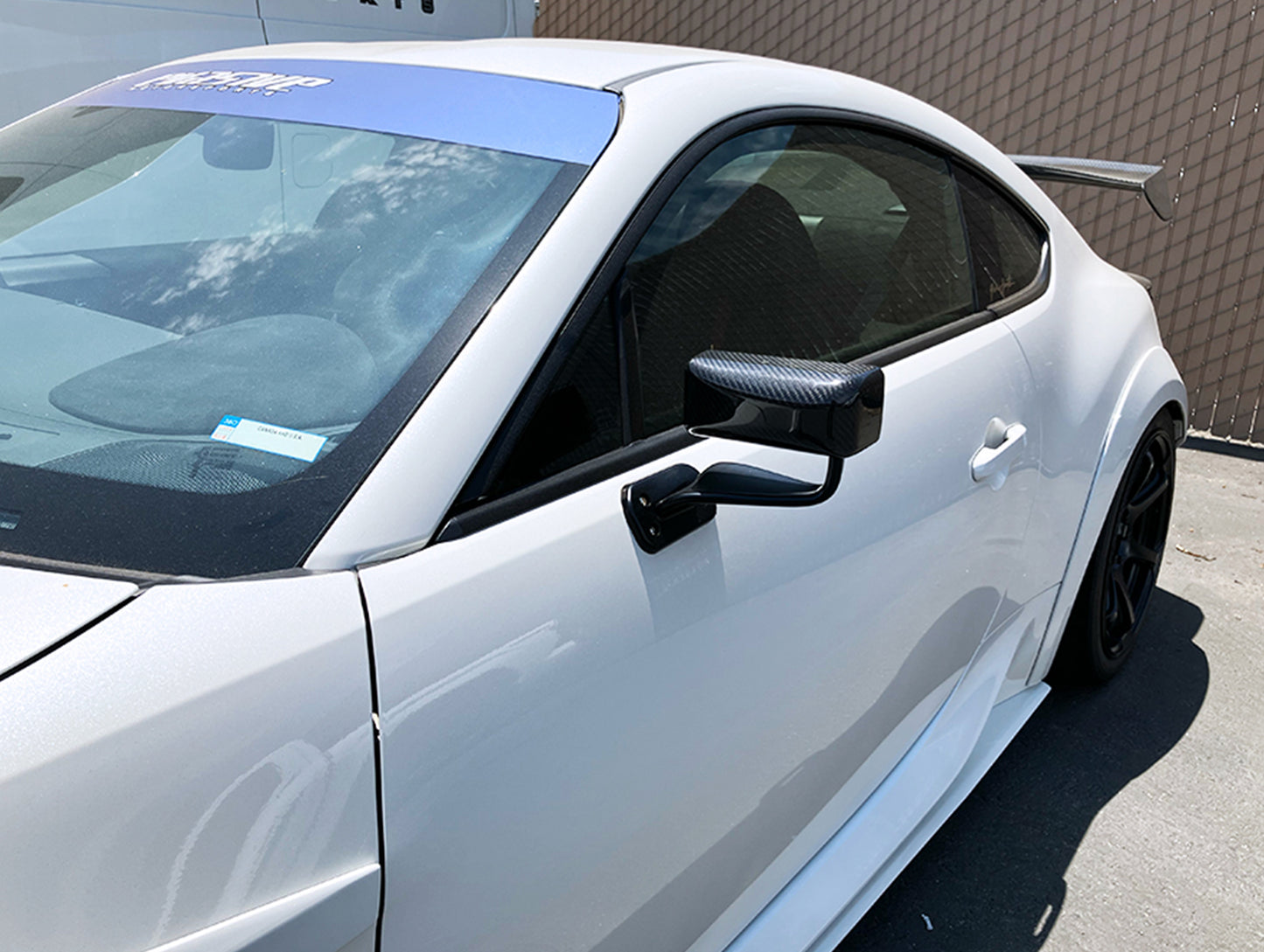 EVS Tuning Carbon GTLM Aero Mirrors (Black) - 22+ Toyota GR86 / Subaru BRZ