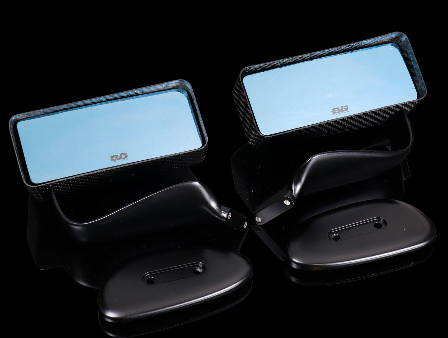EVS Tuning Carbon GTLM Aero Mirrors (Black) - 23+ Honda Civic Type R FL5