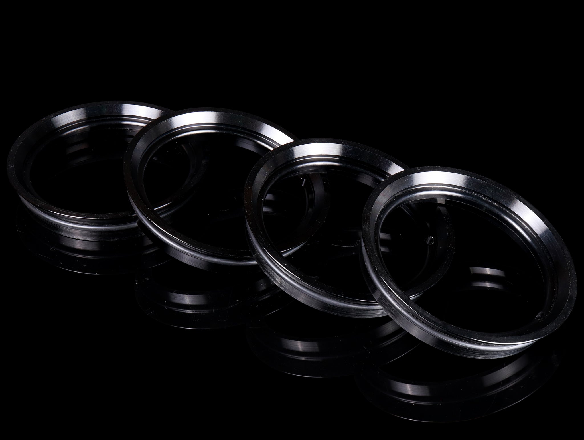 EVS Tuning Center Cap Ring Adapter for Volk TE37SL - Black - JHPUSA