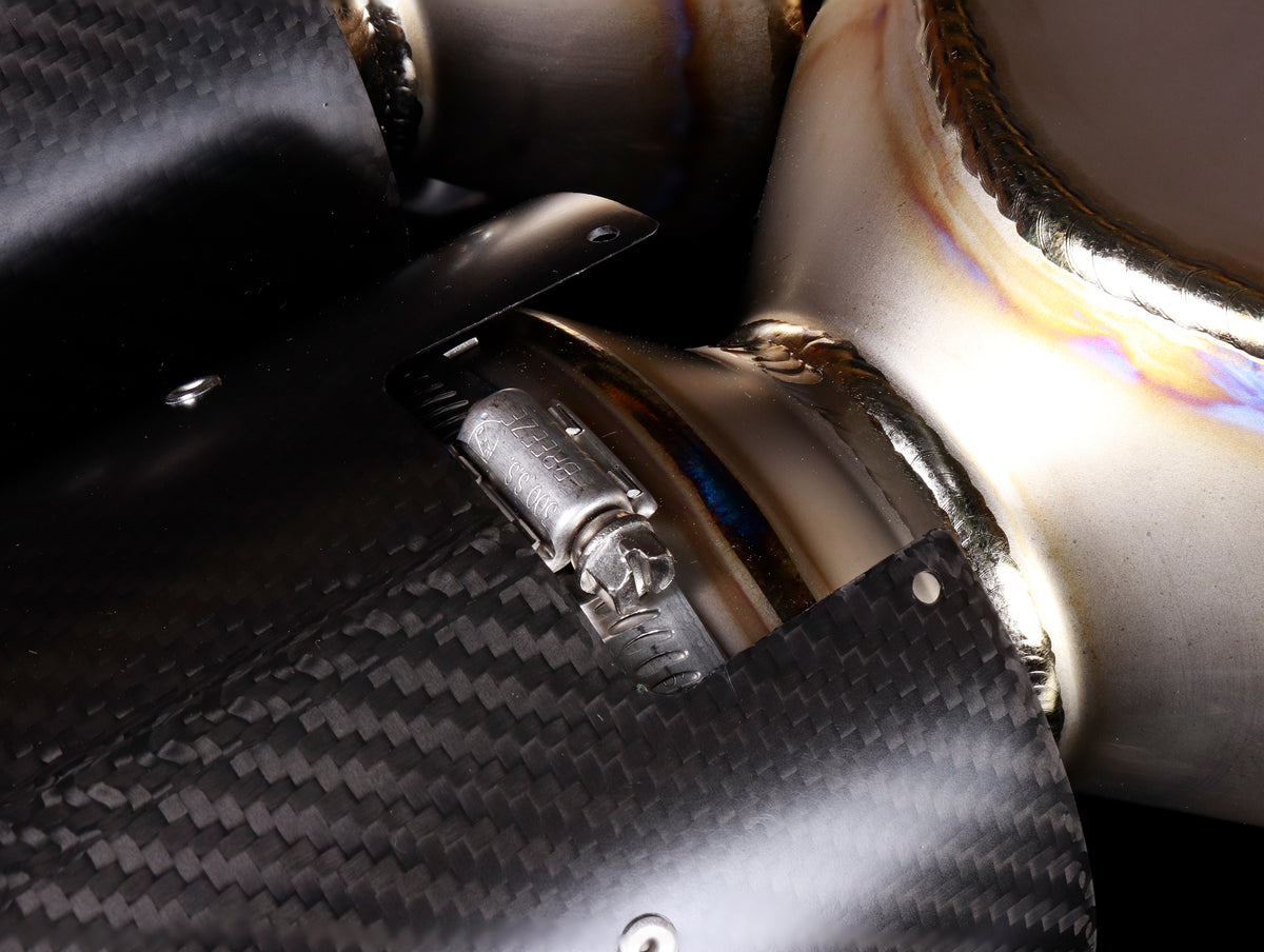 Fujitsubo A-RM+C Titanium Exhaust (Carbon Tips) - 23+ Civic Type R (FL5 ...