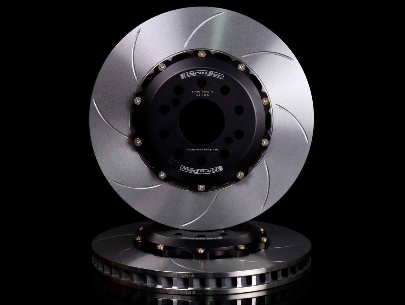 Girodisc Rear 2-piece Rotors - 17-21 Civic Type R (FK8) / 22+ Civic ...