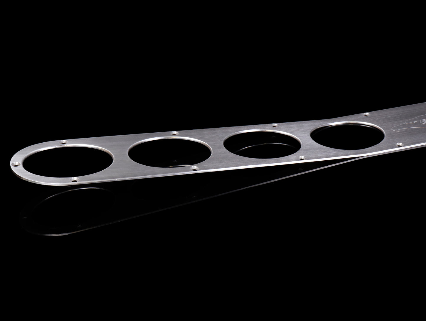 Golden Eagle 1-Piece Rear Bumper Diffuser - Brushed Aluminum (Shipping Damage)