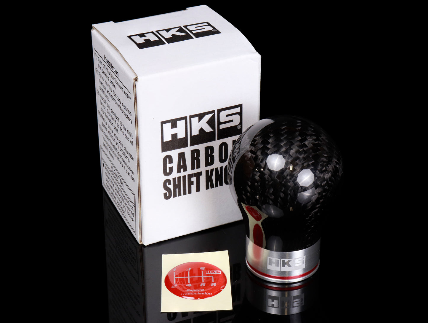 HKS Carbon Fiber Honda Shift Knob - 6MT