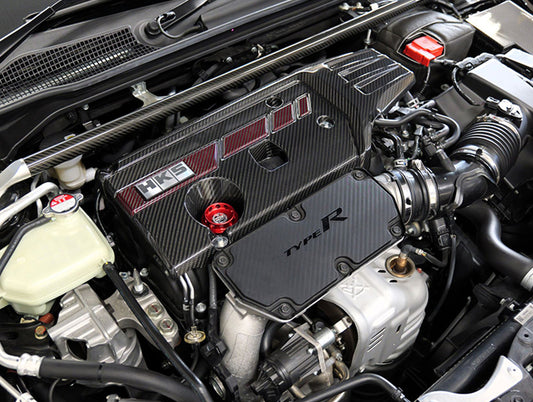 HKS Dry Carbon Engine Cover - 17+ Civic Type R (FK8/FL5)