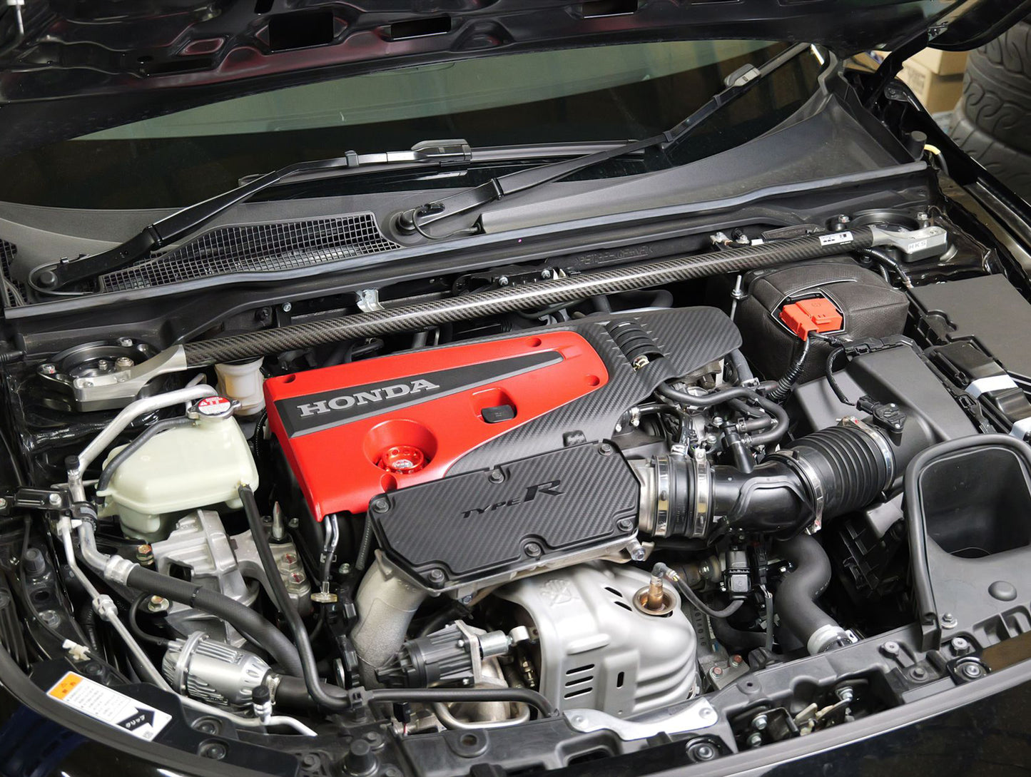 HKS Front Carbon Brace - 23+ Civic Type R (FL5)
