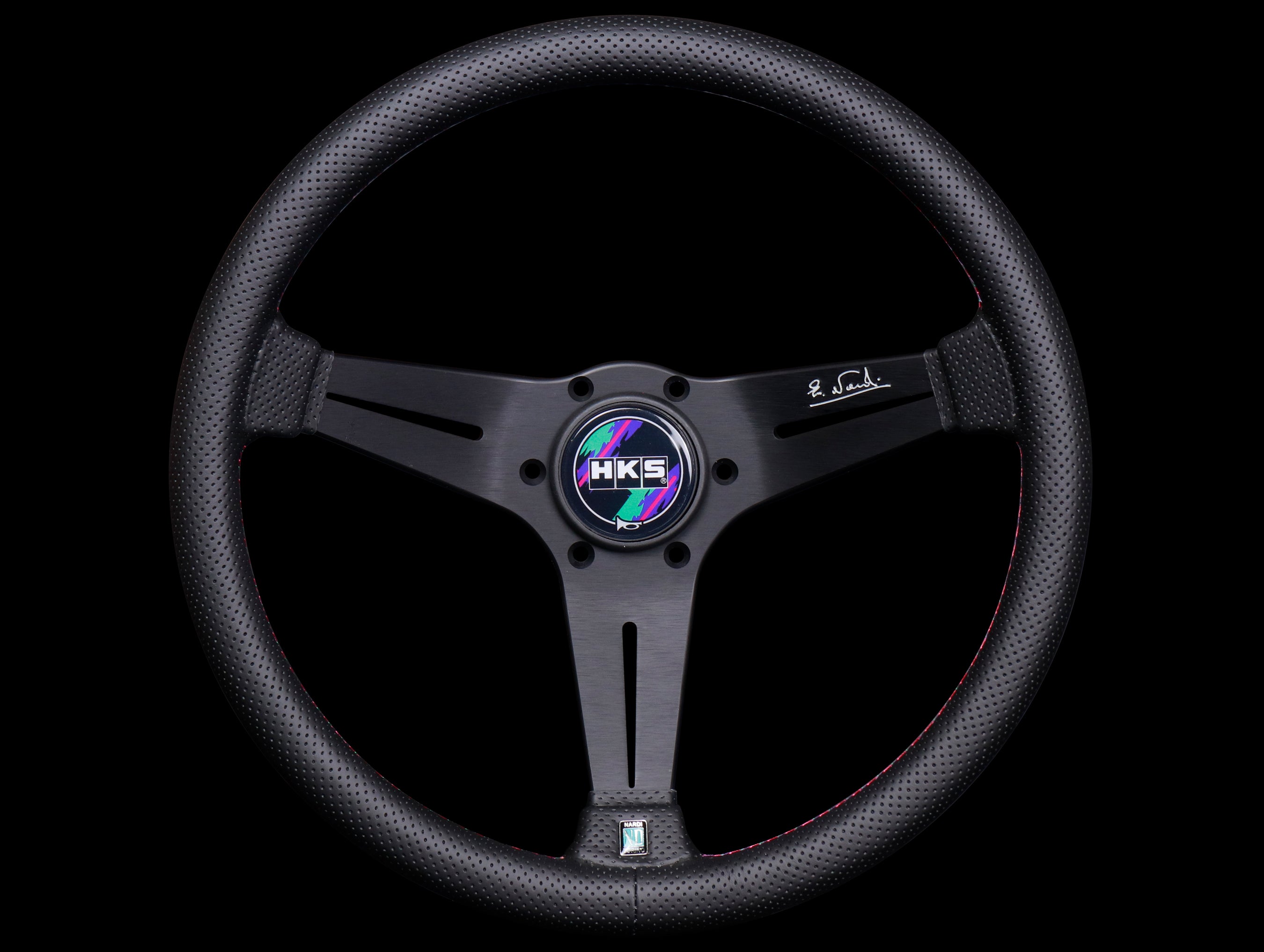 HKS x Nardi Deep Corn 340mm Steering Wheel - JHPUSA