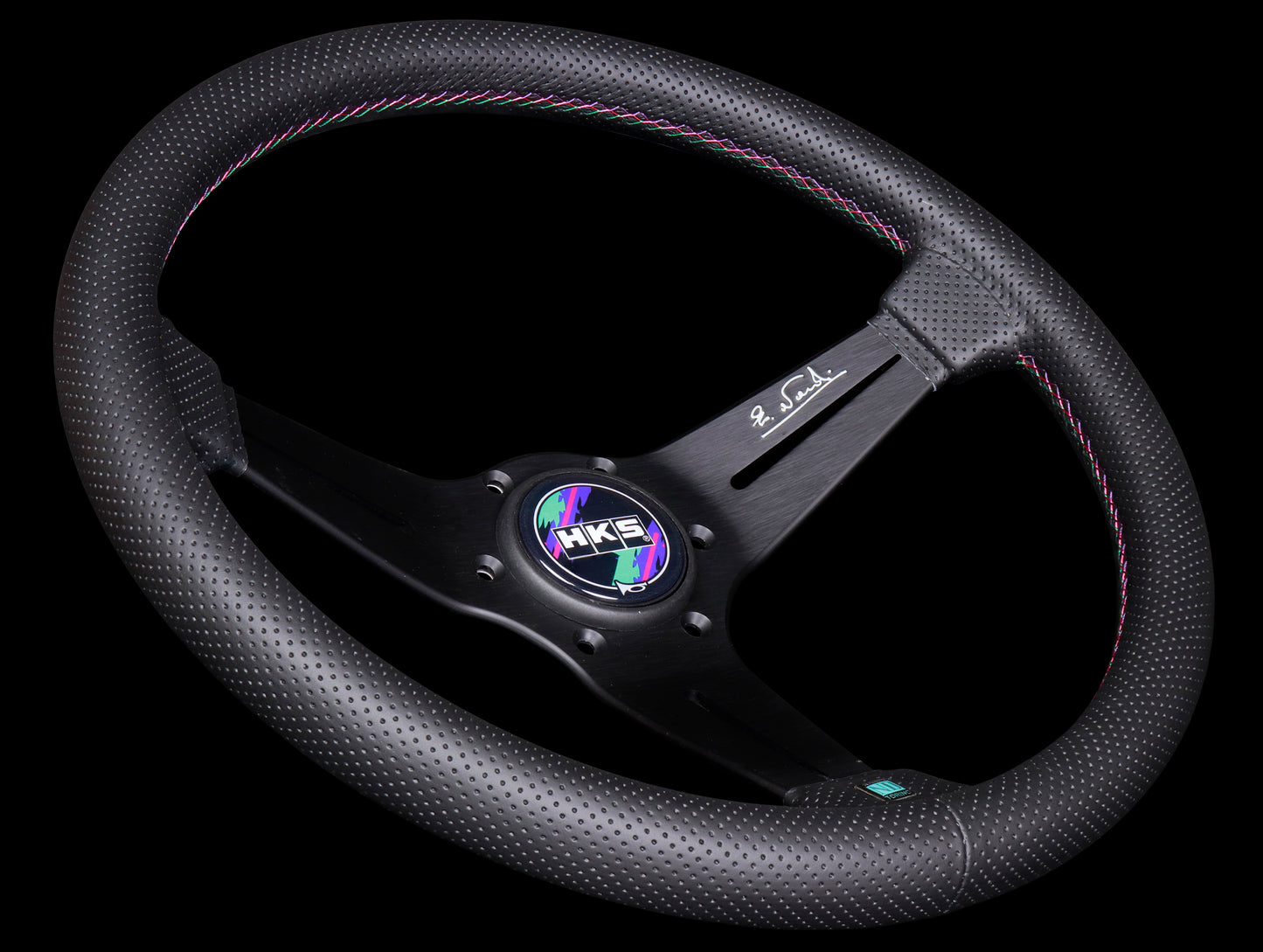 HKS x Nardi Deep Corn 340mm Steering Wheel