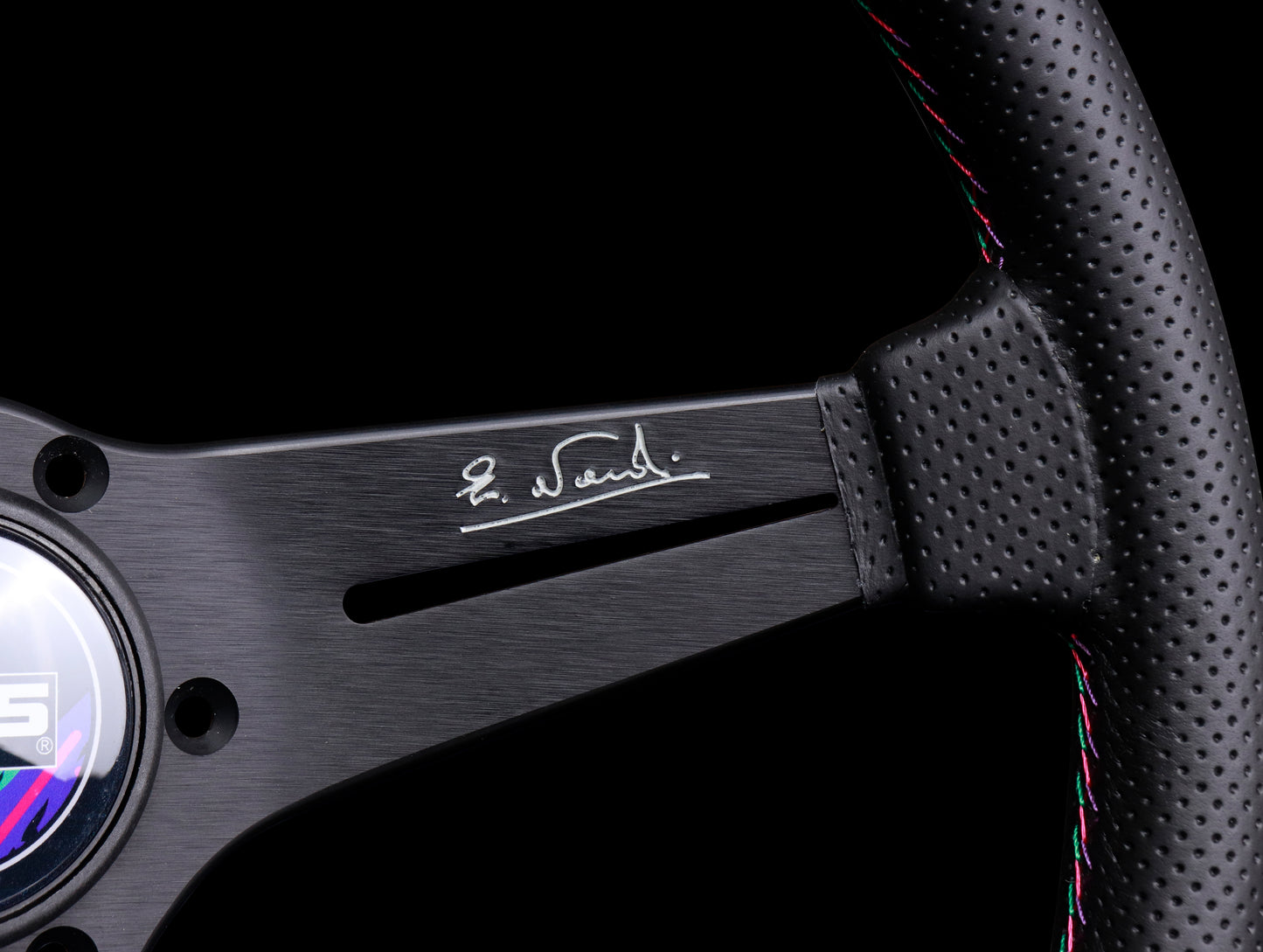 HKS x Nardi Deep Corn 340mm Steering Wheel