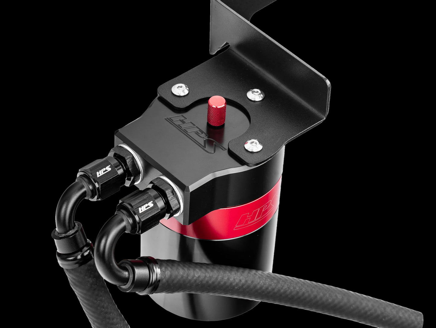 HPS Performance Aluminum Oil Catch Can Kit - 17+ Civic Type R (FK8/FL5)