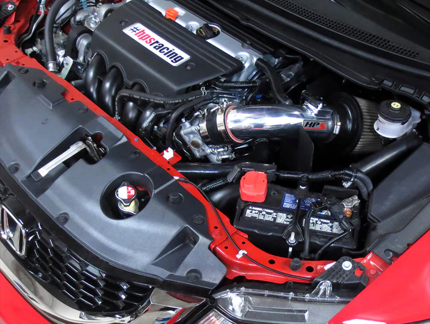 HPS Performance Shortram Air Intake Kit w/ Heat Shield - 12-15 Civic Si