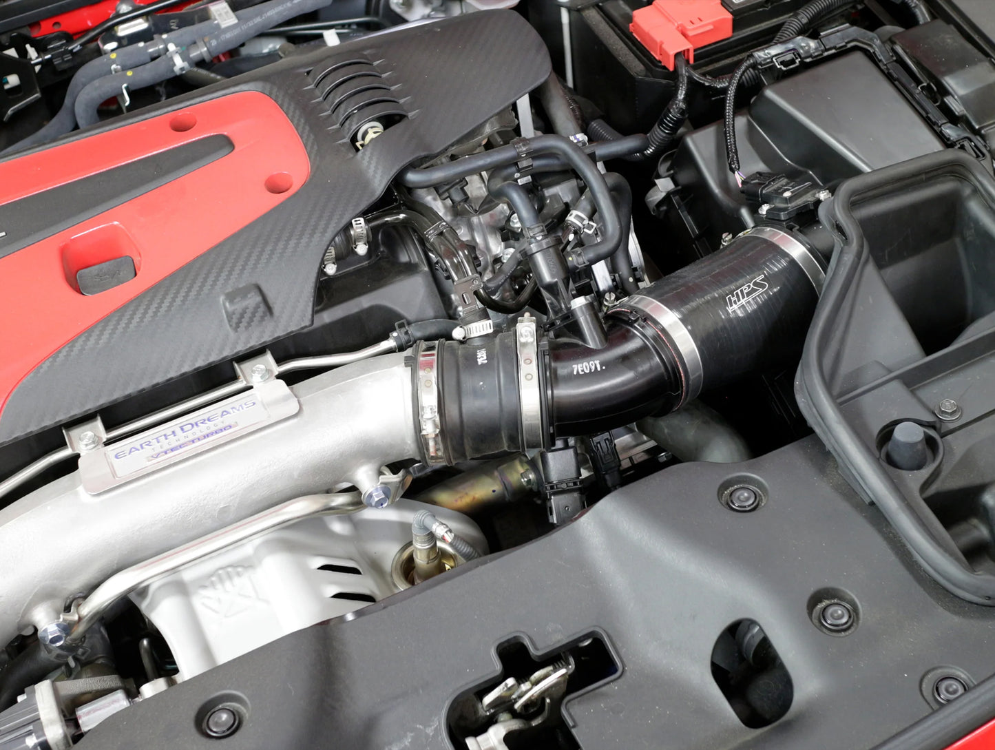 HPS Performance Silicone Air Intake Kit Post MAF Hose - 17-21 Civic Type R (FK8)