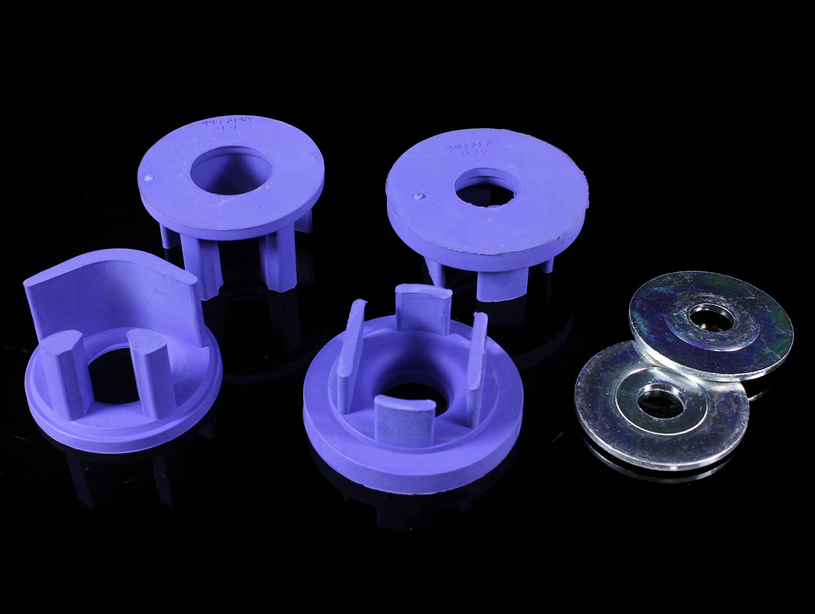 パーツ JorgeUSA Hardrace Rear Diff Mount Bushing Inserts - Subaru Impreza WRX