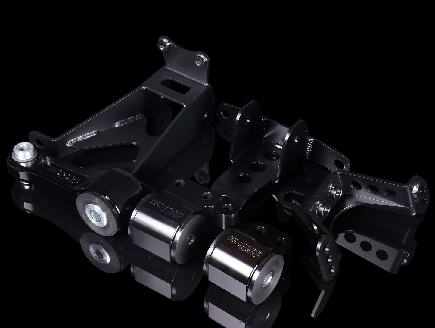 Hasport Billet Black Replacement Mounts - 22+ Civic Type-R (FL5) / 23+ Integra Type-S (DE5)