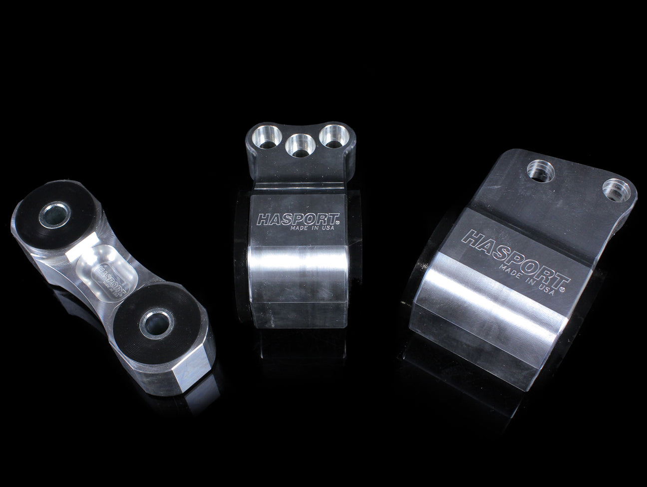 thumbnail image 2 of JackspaniaRacing K-Series Engine Mount Kit For 88-91 Civic CRX – Dual Height EF Mounts, Polyurethane 2 of 3