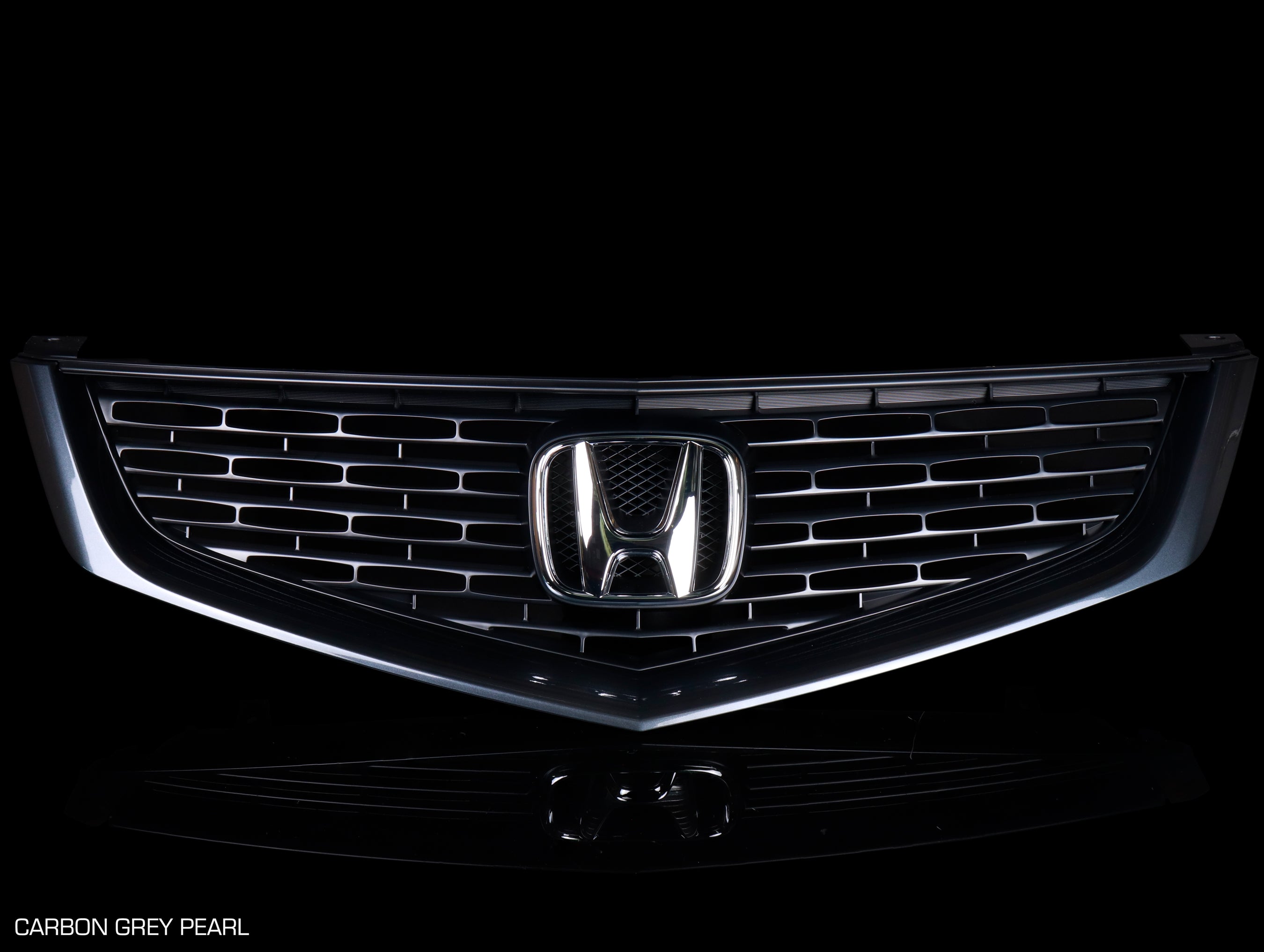 Front Bumper Grille With Chrome Molding For Acura TSX 2006-2008