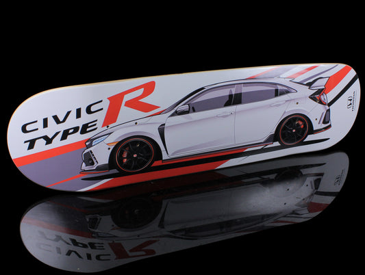 Honda Civic Type-R FK8 Skate Deck (Side Profile)