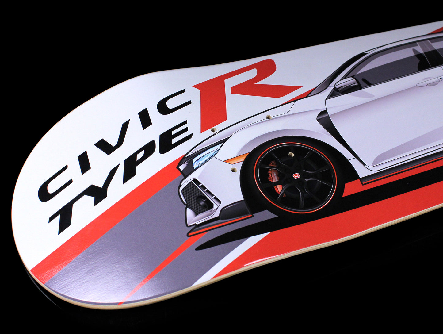 Honda Civic Type-R FK8 Skate Deck (Side Profile)