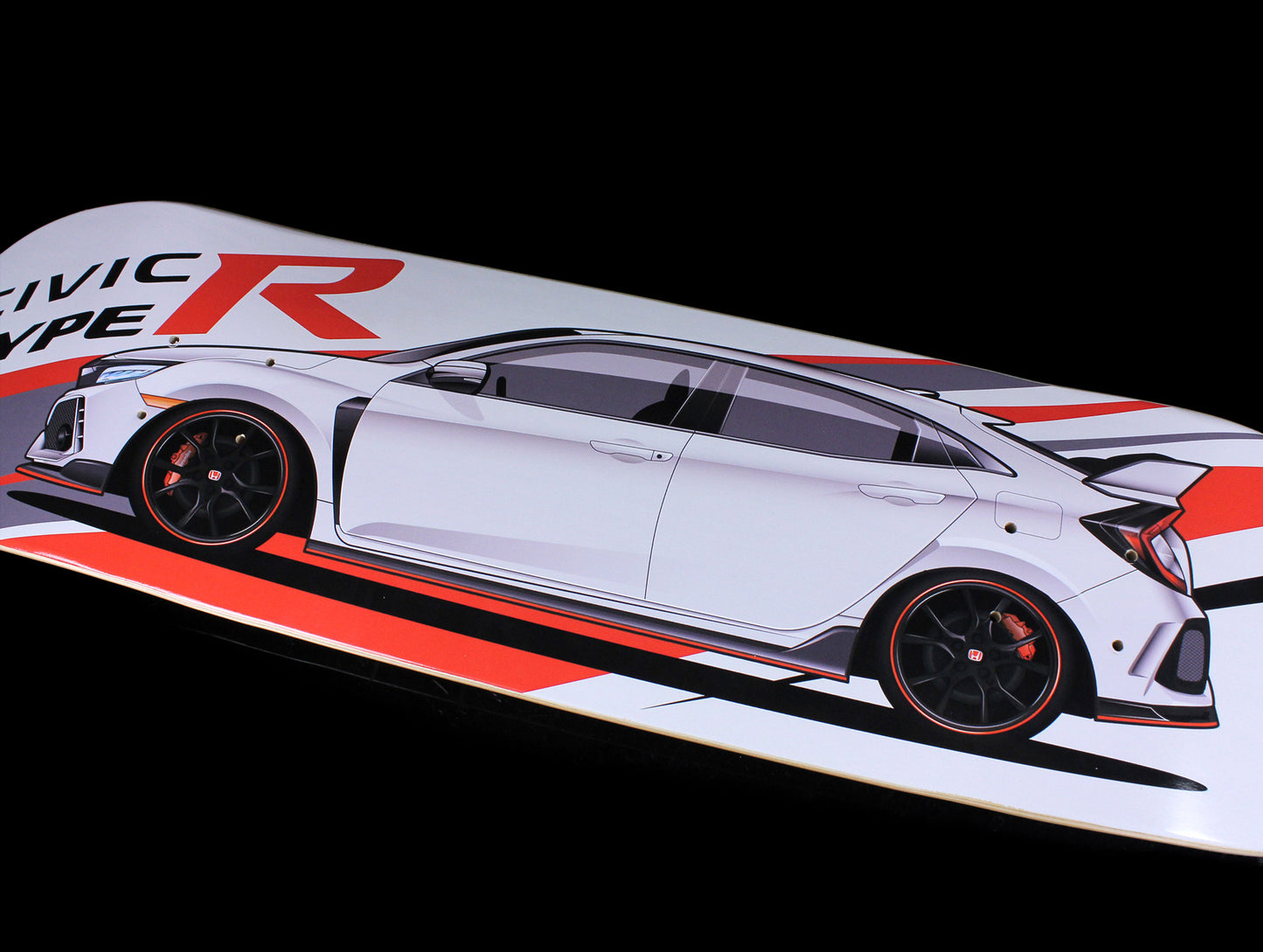 Honda Civic Type-R FK8 Skate Deck (Side Profile)