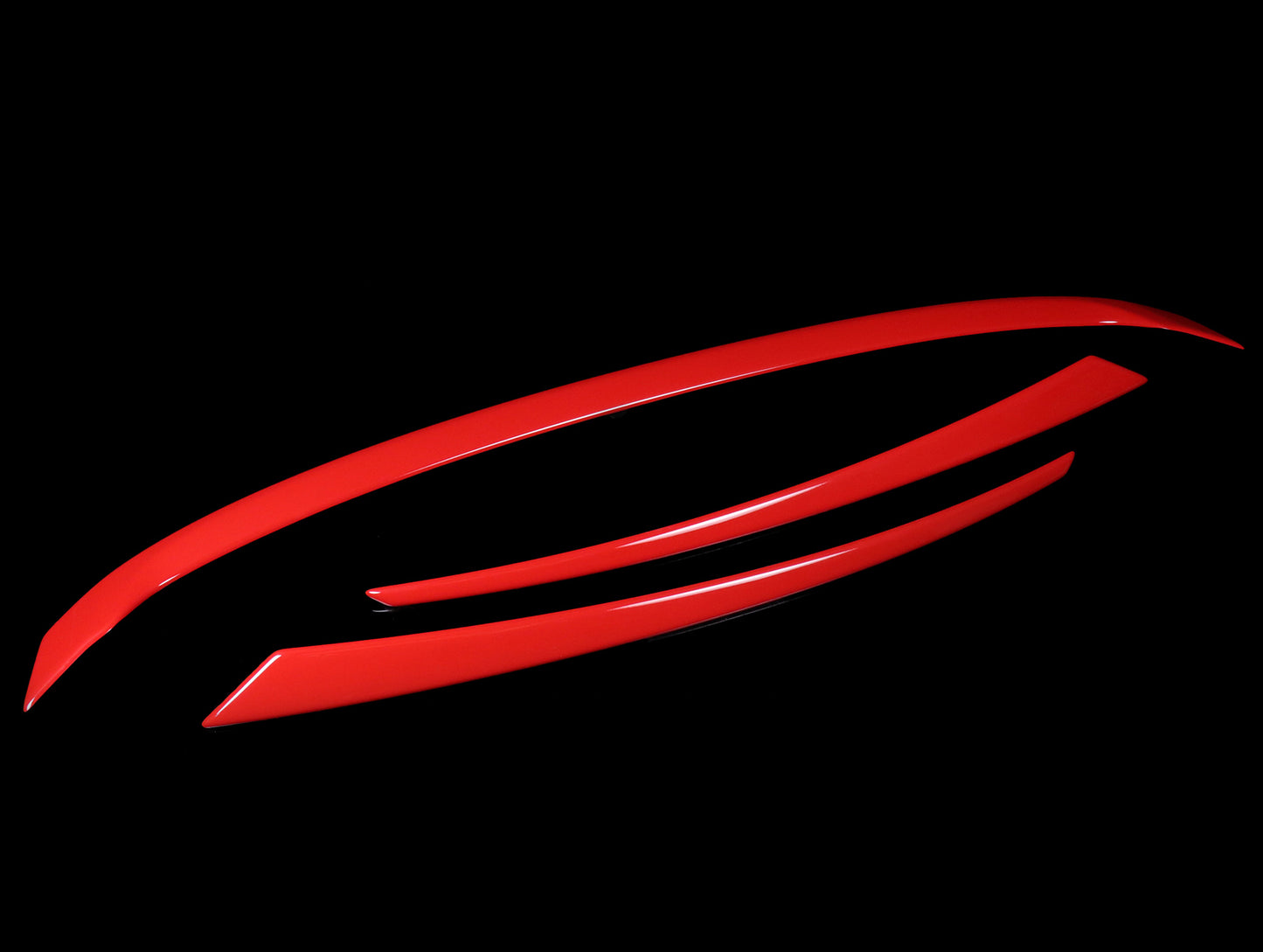 Honda Red Front Grille Garnish Set - 17-21 Civic Type-R (FK8)