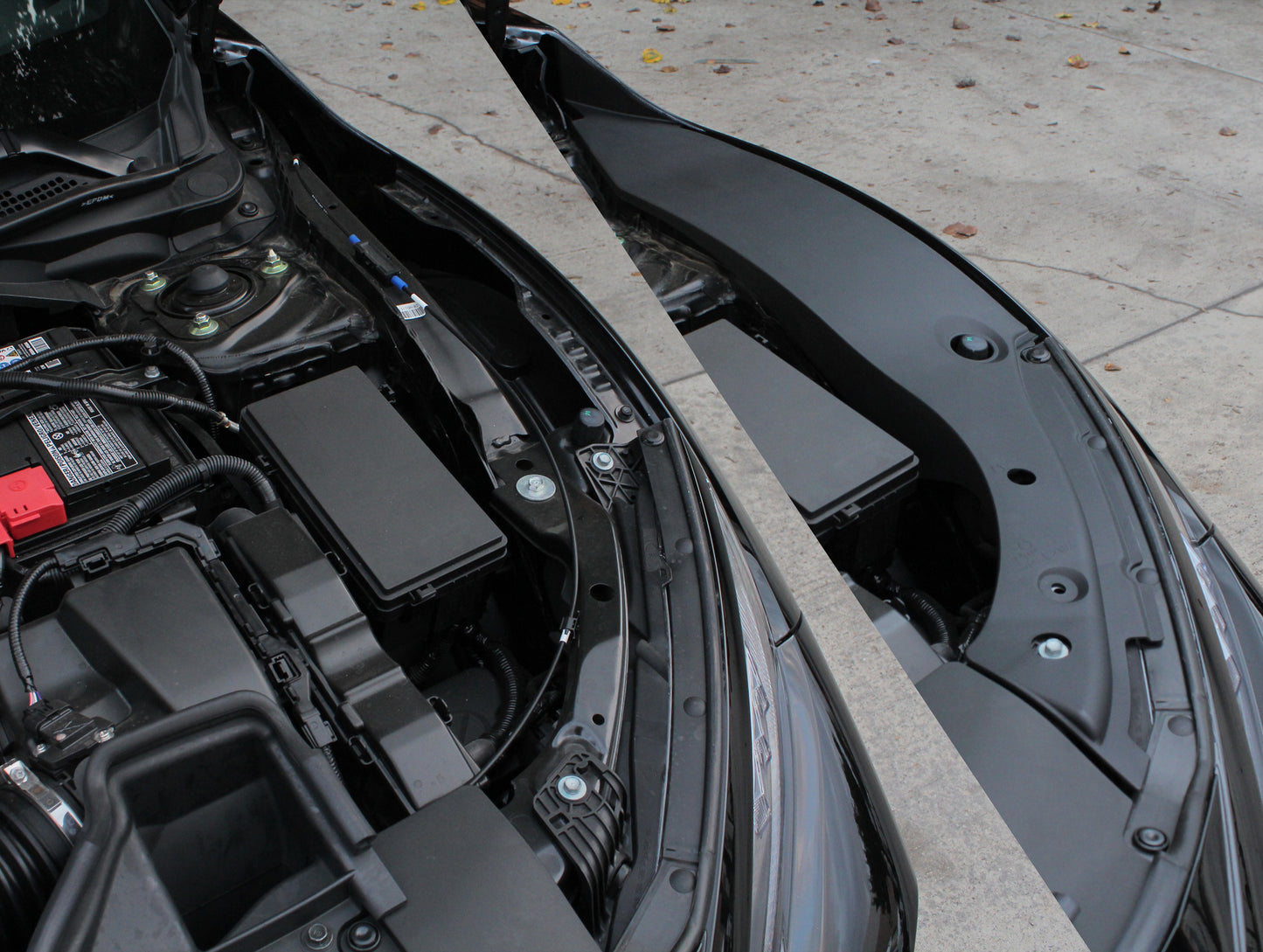 Honda Under Hood Inner Wing Trim Set - 2017-2021 Civic
