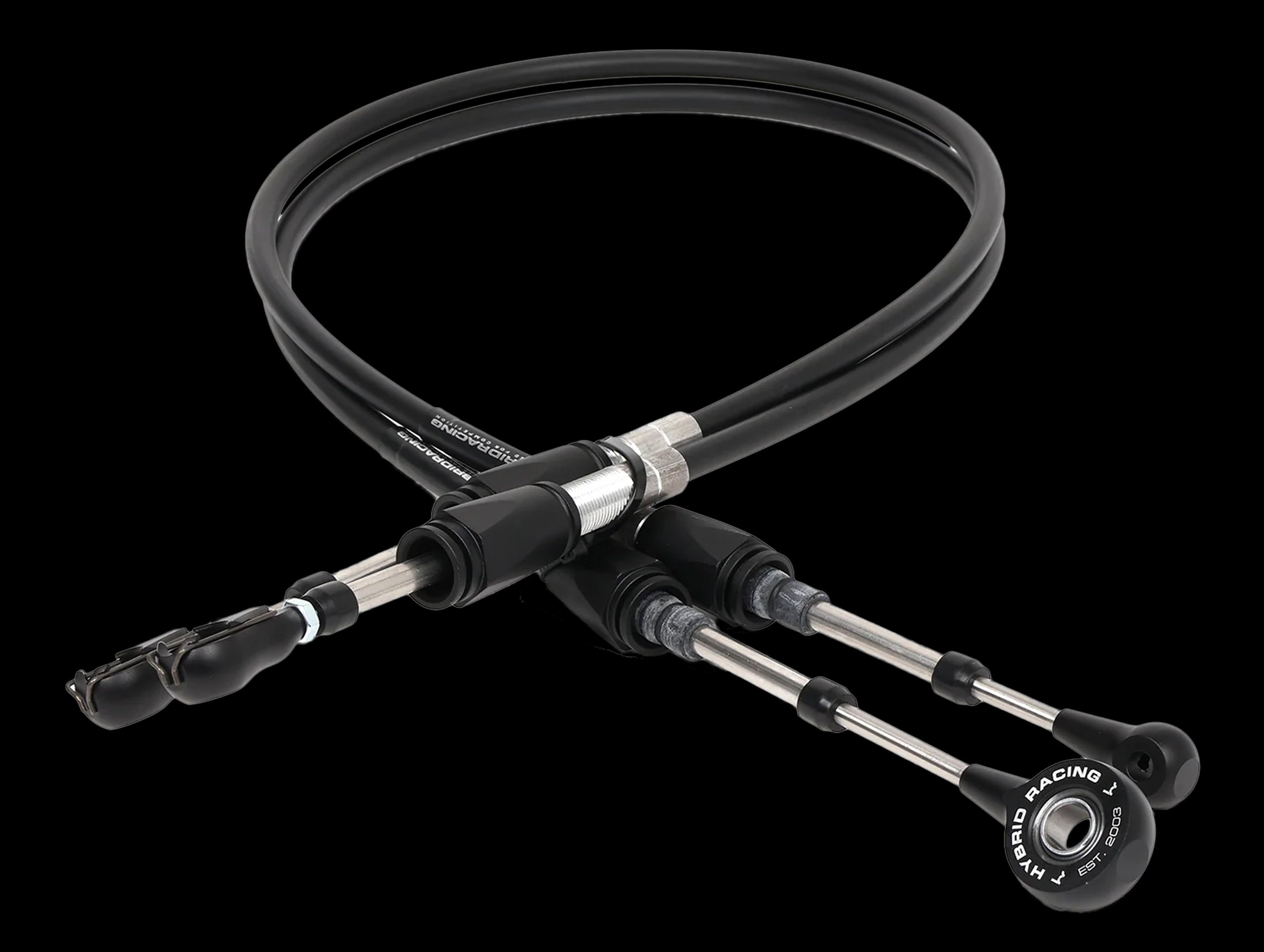 O2a Shift Cables Hybrid Racing Shifter Cables - K20Z3 Trans K Swap - JHPUSA