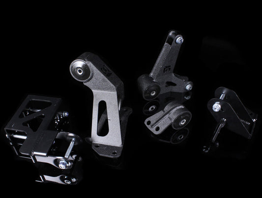 Innovative K-series Steel Engine Mount Kit - 92-95 Civic / 93-97 Delsol / 94-01 Integra