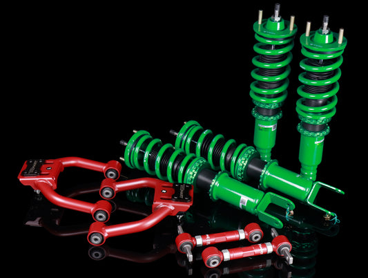 Tein Flex Z Coilovers w/ Truhart Camber Kits - 96-00 Civic