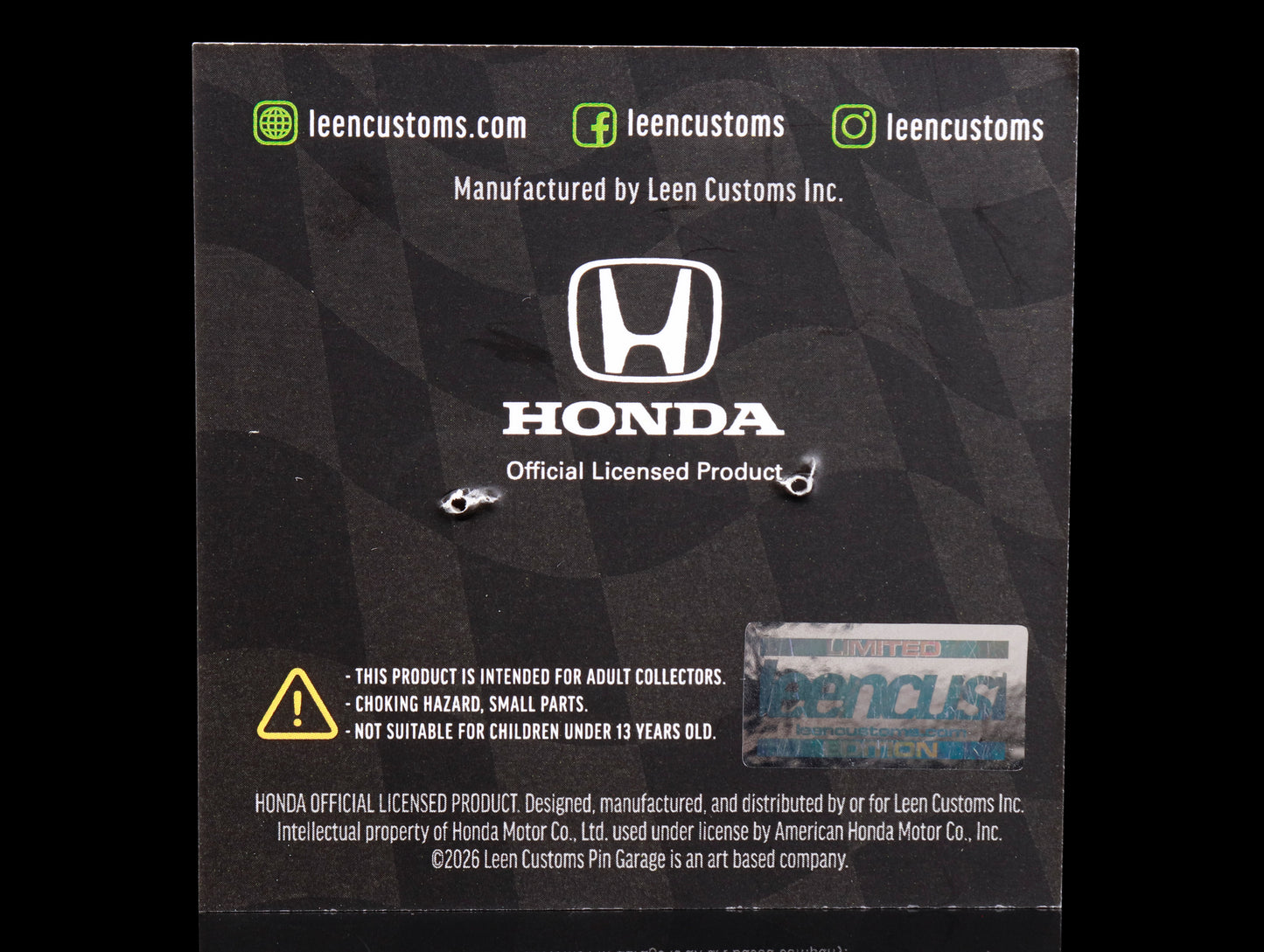 JHPUSA x Five Mart JDM Civic EK Lapel Pin