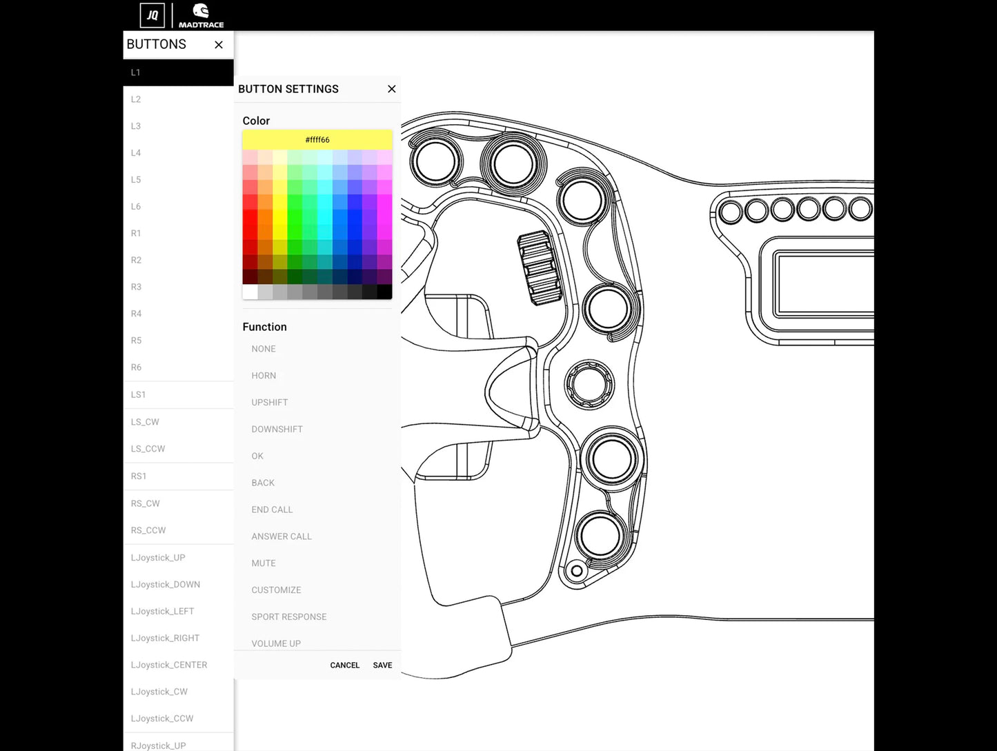JQ Werks GEN2 Formula Racing Steering Wheel System - 23+ Civic Type R (FL5) / 23+ Integra Type S (DE5)