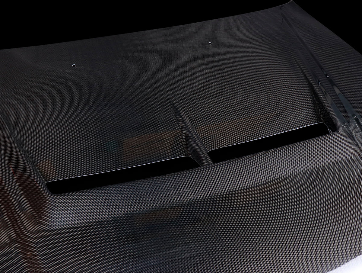 J's Racing Type-S Vented Carbon Fiber Hood - 96-00 Civic - JHPUSA