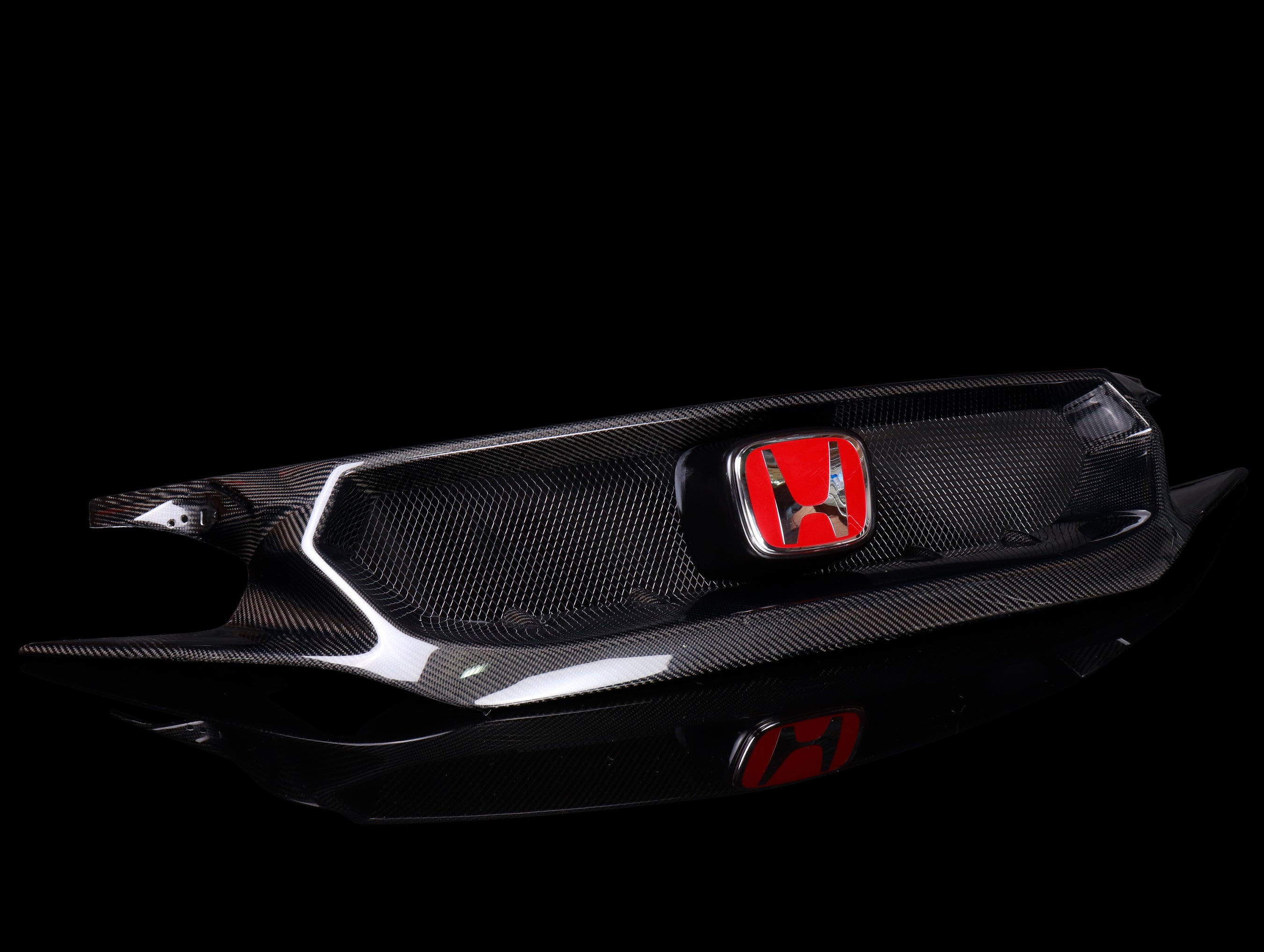 Fk8 Type R Js Racing J's Racing Carbon Fiber Front Sport Grill - 2017-2021 Civic Type-R FK8 ...