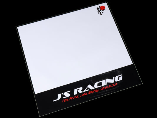 J's Racing Door Number Plate Decal