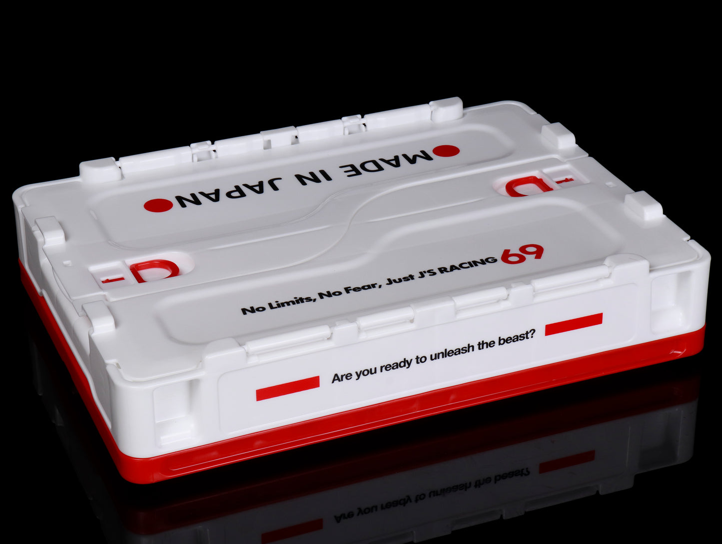 J's Racing Folding Storage Container - White